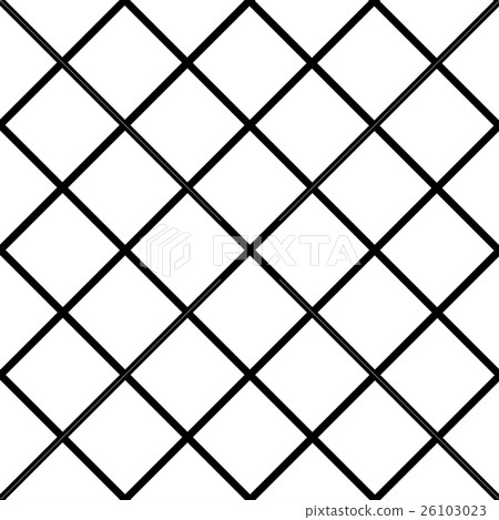 Black Grid White Chess Board Diamond Background Stock