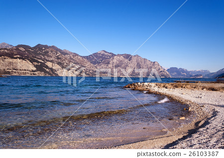 Garda Lake in Winter - Malcesine Italy 26103387