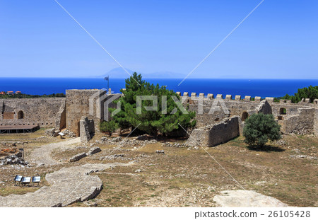 inside Chlemoutsi fortress in Ilia, Peloponnese inside Chlemoutsi fortress in Ilia, Peloponnese 26105428