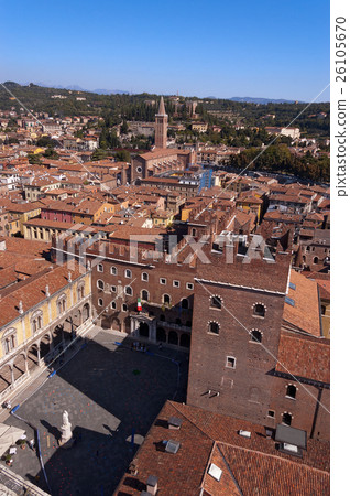 Aerial View of Verona City - Veneto Italy Aerial View of Verona City - Veneto Italy 26105670