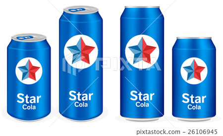 blue cola aluminium soft drink cans vector blue cola aluminium soft drink cans vector 26106945