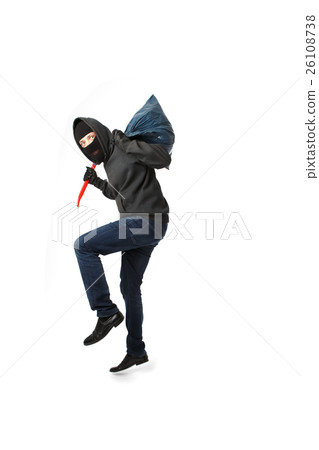 Thief with passkey in hand Thief with passkey in hand 26108738
