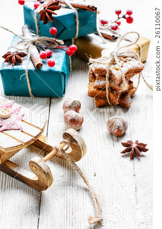 Christmas sleigh and gifts Christmas sleigh and gifts 26110067