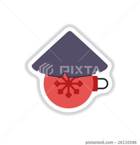Vector illustration in paper sticker style Vector illustration in paper sticker style 26110586