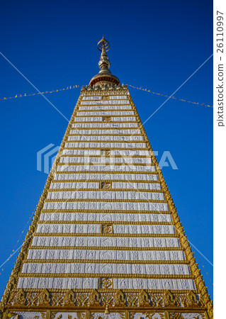Thai art in Pagoda at Phrathat Nong Bua Temple Thai art in Pagoda at Phrathat Nong Bua Temple 26110997