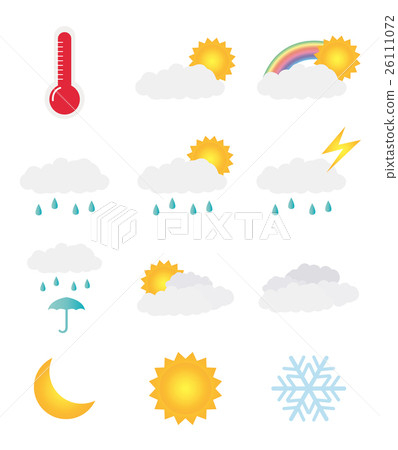 weather icon set weather icon set 26111072