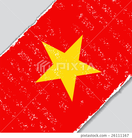 Vietnamese grunge flag. Vector illustration. Vietnamese grunge flag. Vector illustration. 26111167