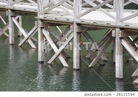 Wooden bridge 26111594