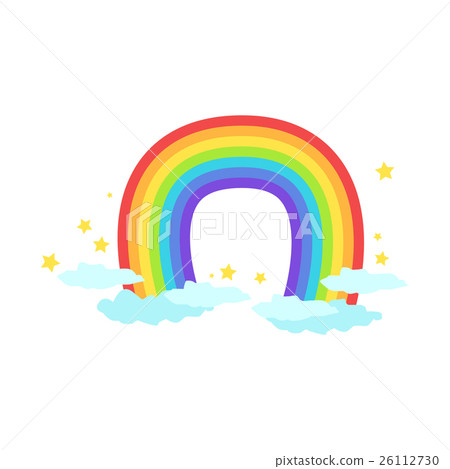 Ach Shaped Rainbow Icon 26112730