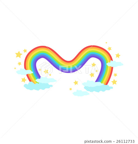 Shaped Rainbow Icon Shaped Rainbow Icon 26112733