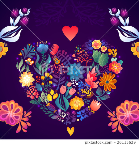 Flowers seamless round pattern decorative vector - Stock Illustration ...