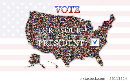 appeal to vote on presidential election map of USA appeal to vote on presidential election map of USA 26115324