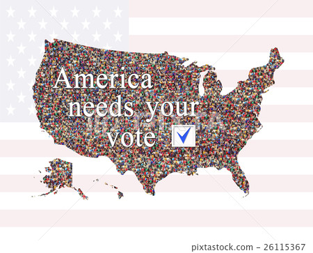 inscription America needs Your vote for election 26115367