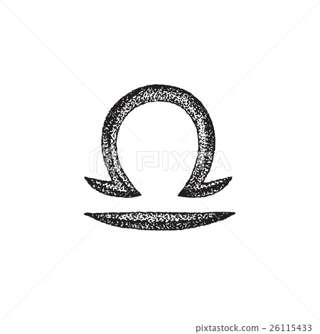 hand drawn Libra zodiac sign. Stock Illustration 26115433 PIXTA