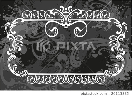 Decorative frame with pattern Decorative frame with pattern 26115885