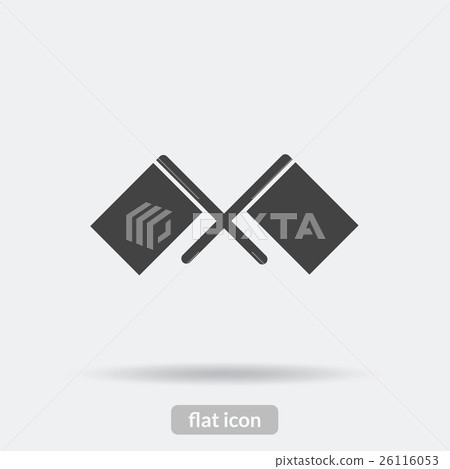Flag icon, Vector is type EPS10 Flag icon, Vector is type EPS10 26116053