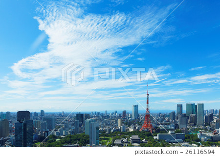 Tokyo tower and cityscape Tokyo tower and cityscape 26116594