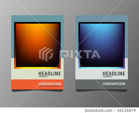 Set brochures template 26116874