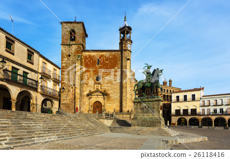 View of Plaza Mayor at Trujillo 26118416