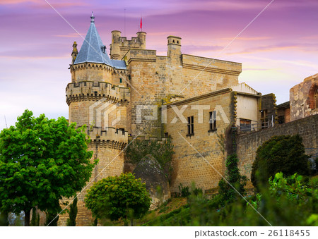 Castle in evening. Spain 26118455