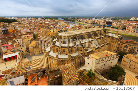 Cathedral from Suda castle in Tortosa 26118507