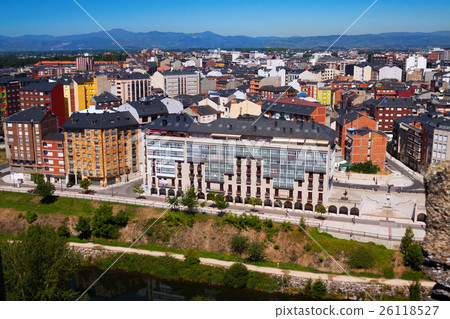residence districts of Ponferrada from castle 26118527
