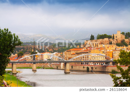 Tortosa. Ebro river and Suda Castle Tortosa. Ebro river and Suda Castle 26118604