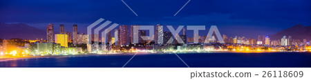 Benidorm in night Benidorm in night 26118609