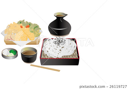 Today's rice noodles and tempura 26119727