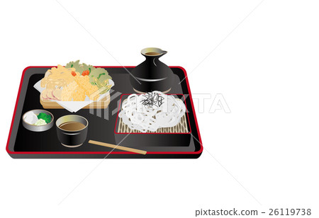 Today's rice noodles and tempura 26119738