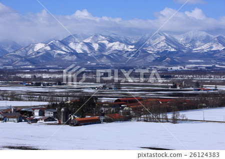 Hokkaido Hidaka Mountains and Tokachi plain 26124383