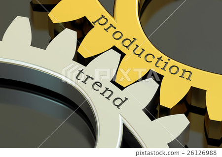 production trend concept on the gearwheels 26126988