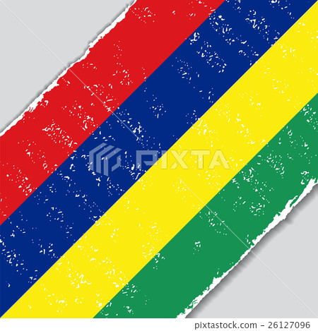 Mauritius grunge flag. Vector illustration. Mauritius grunge flag. Vector illustration. 26127096