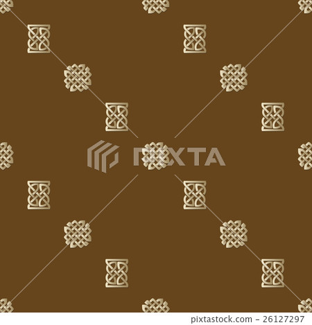 Celtic knot seamless pattern Celtic knot seamless pattern 26127297
