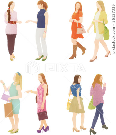 Colorful foreign women 26127339