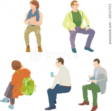 Foreign men sitting 26127351