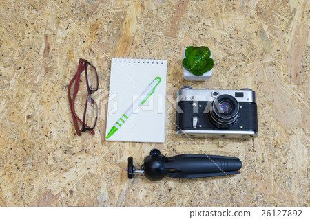 traveling element flat lay traveling element flat lay 26127892