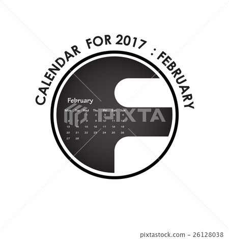 2017 calendar vector design stationery template. 26128038