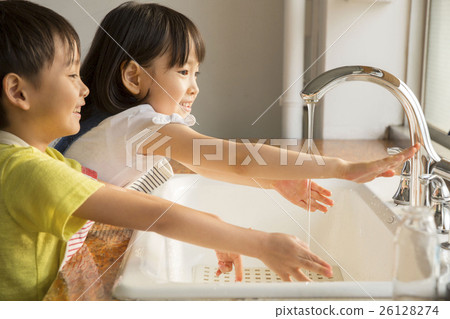 Children's hand wash image Children's hand wash image 26128274