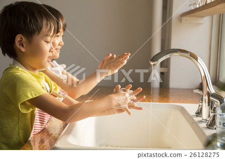 Children's hand wash image 26128275
