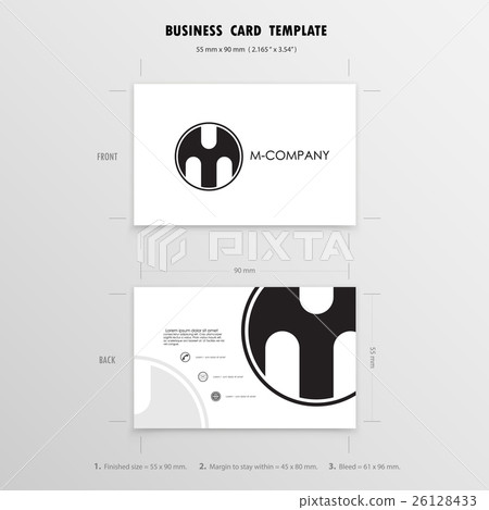 Business Cards Design Template. Name Cards Symbol. 26128433