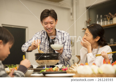 Nabe cooking dinner image Nabe cooking dinner image 26128593