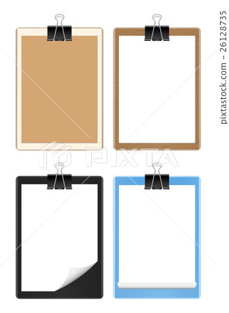 blank paper on a clipboard holder blank paper on a clipboard holder 26128735