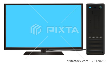desktop personal computer and monitor desktop personal computer and monitor 26128736