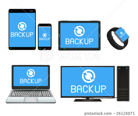 smart device and computer backing up data smart device and computer backing up data 26128871
