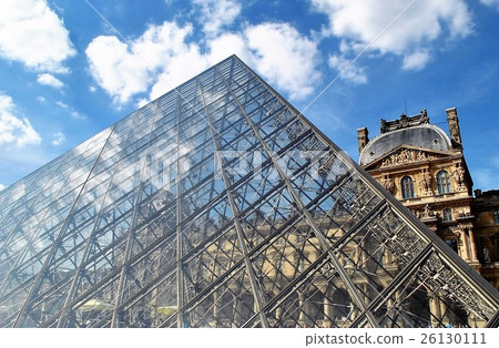 羅浮宮博物館巴黎法國旅遊金字塔 26130111