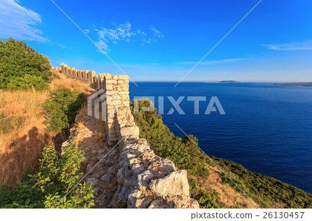 view on Ionian sea from Paleokastro view on Ionian sea from Paleokastro 26130457