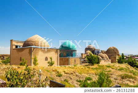 Shah-i-Zinda, a muslim necropolis in Samarkand - Shah-i-Zinda, a muslim necropolis in Samarkand - 26131288
