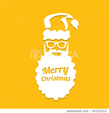Christmas hipster poster for greeting card 26132010