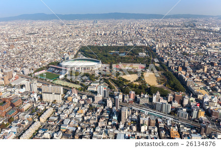 Nagai track and field stadium · whole view of Nagai Park Nagai track and field stadium · whole view of Nagai Park 26134876